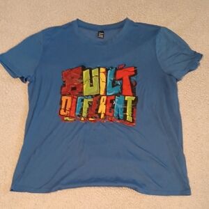 SHEIN Royal Blue Crew Neck Tee